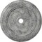 Ekena Millwork Classic Medallion (Canopies up to 5 1/2"), 41 1/8"OD x 4"ID x 2 1/8"P, Ultra Pure White Crackle CM41CLUWC - alternate 1